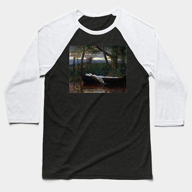 The Lady of Shalott - Walter Crane Baseball T-Shirt by forgottenbeauty